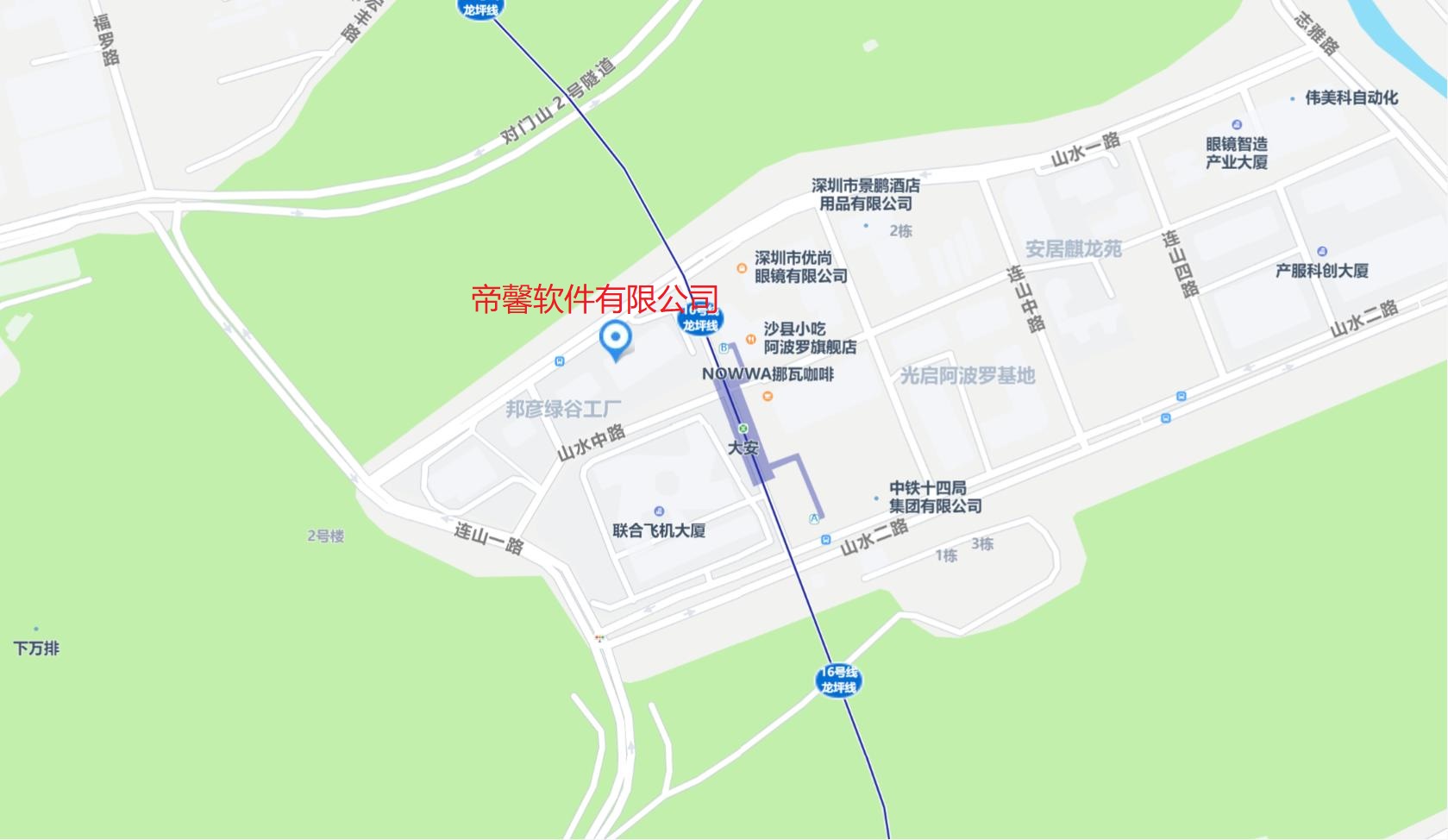 公司位置地图